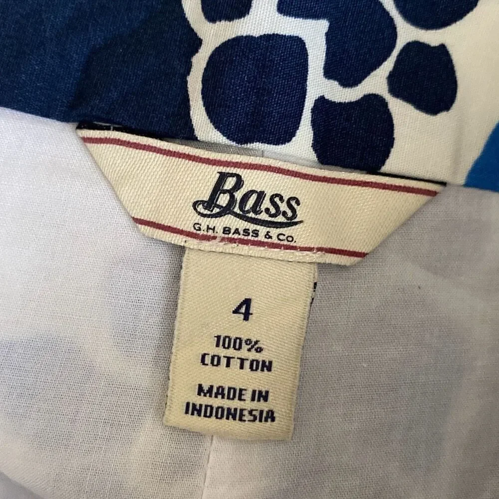 🔥3/$20🔥 G.H. Bass cotton floral skirt size 4